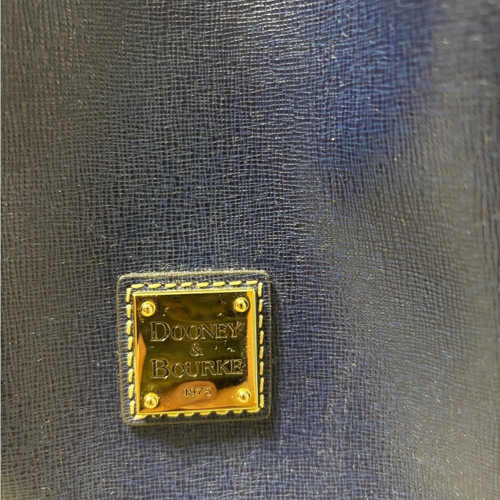 Dooney & Bourke Marine Blue Brenna Leather Bag - Picture 3 of 12